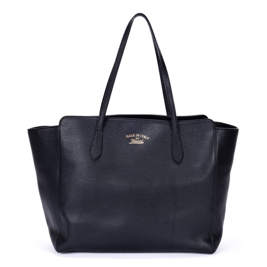 Gucci Medium Swing Shopper Tote Medium en negro Cuero de ternero - Image 1