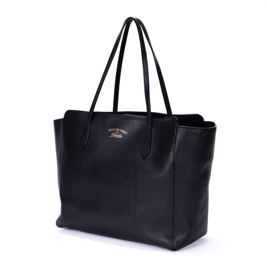 Gucci Medium Swing Shopper Tote Medium en negro Cuero de ternero - Image 2