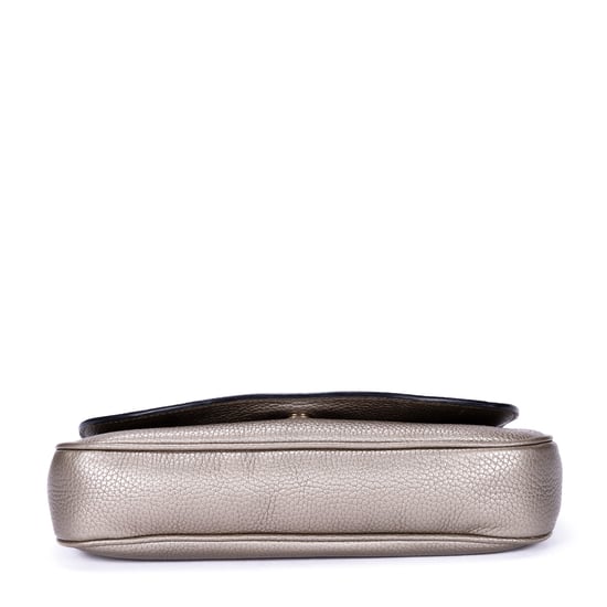 Gucci Soho Chain Crossbody en plata Cuero de becerro - Image 6