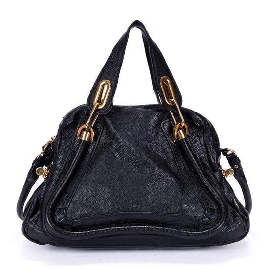 Chloé Medium Paraty Medium en negro Cuero de ternero - Image 1
