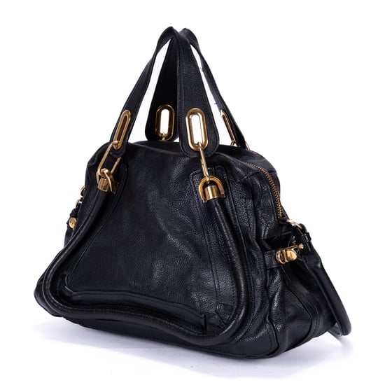 Chloé Medium Paraty Medium en negro Cuero de ternero - Image 2