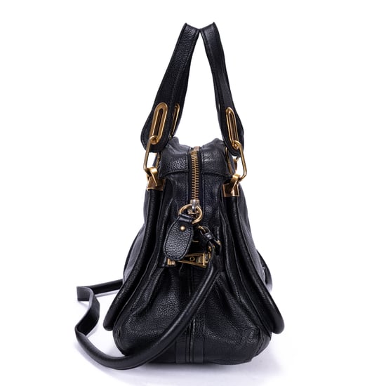 Chloé Medium Paraty Medium en negro Cuero de ternero - Image 4