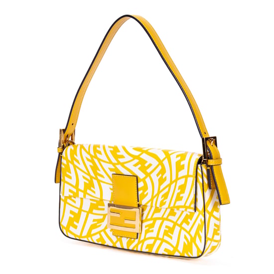Fendi Baguette en amarillo Lienzo - Image 2