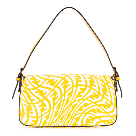 Fendi Baguette en amarillo Lienzo - Image 5