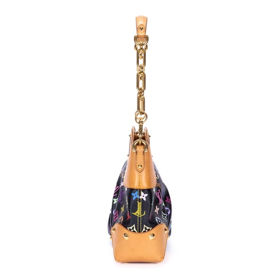 Louis Vuitton Ltd. Ed. Takashi Murakami Multicolore Judy MM en negro Lienzo recubierto - Image 4