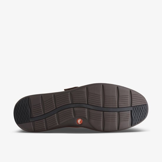 Un Abode Strap Dark Tan Lea Zapatos - Image 3