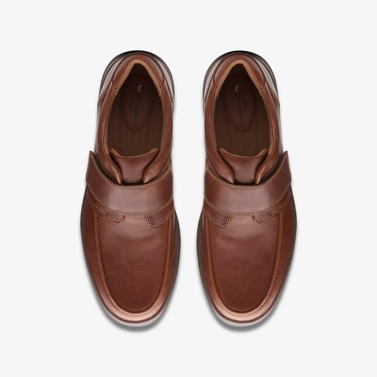 Un Abode Strap Dark Tan Lea Zapatos - Image 6