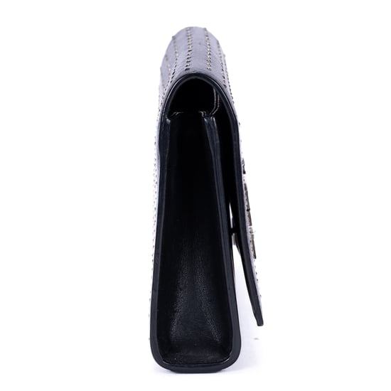 Yves Saint Laurent Studed Kate Clutch  en  negro Cuero de ternero - Image 4