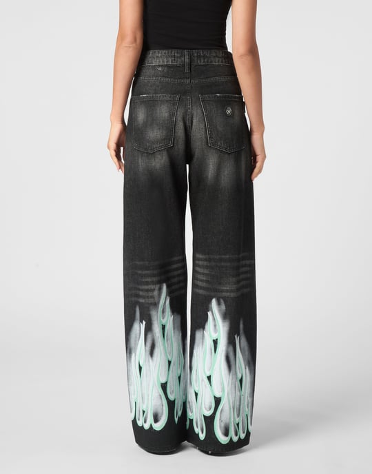 Vaqueros Skater Fit Flame - Image 4