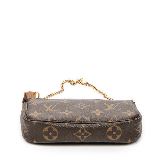 Louis Vuitton Mini Pochette Accessoires en Brown Lienzo recubierto - Image 6