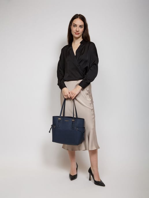Bolso Tote Michael Kors Azul Marino - Image 5