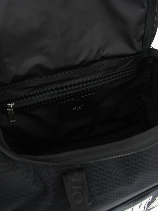 Bolsa de fin de semana de béisbol para exteriores de nailon con correas extraíbles en negro - Image 5