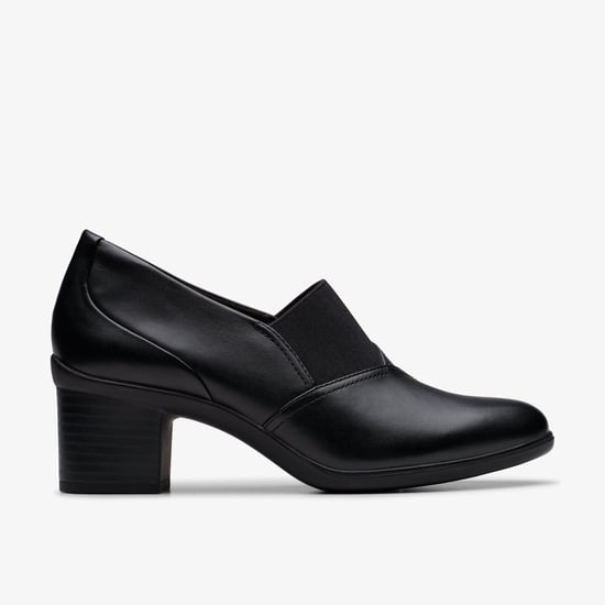 Shaya Tess Black Leather Zapatos - Image 1