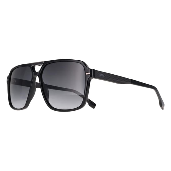 Gafas de sol Hugo Boss BOSS 1766/S 807 9O negro mate gris oscuro degradado - Image 2