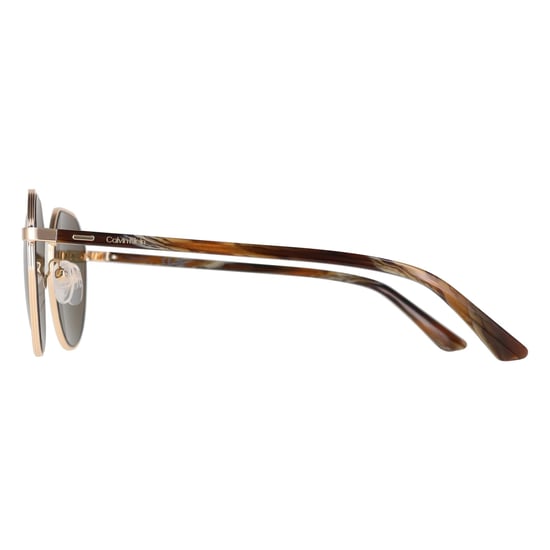 Calvin Klein CK22103S 717 gafas de sol verde sólido dorado - Image 3