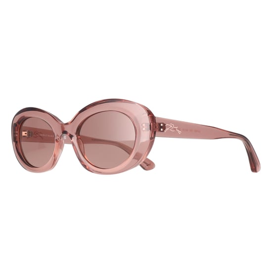 Gafas de sol Longchamp LO756S 610 rosa transparente sólido rosa antiguo - Image 2