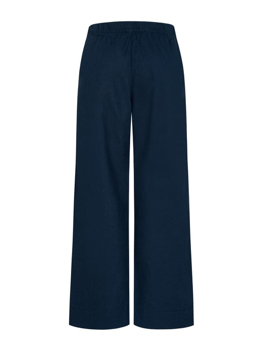 Pantalón de lino para mujer U.S. Polo Assn. con cintura elástica - Image 2