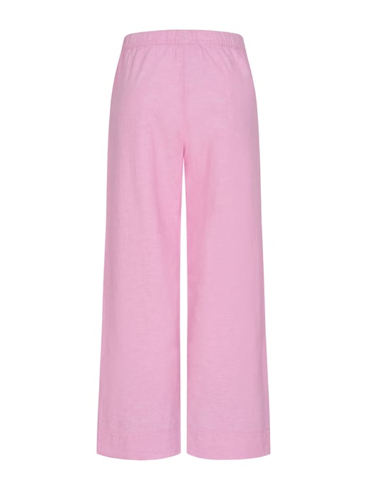 Pantalón de lino para mujer U.S. Polo Assn. con cintura elástica - Image 2