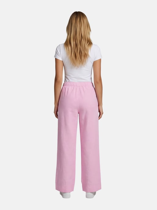 Pantalón de lino para mujer U.S. Polo Assn. con cintura elástica - Image 6