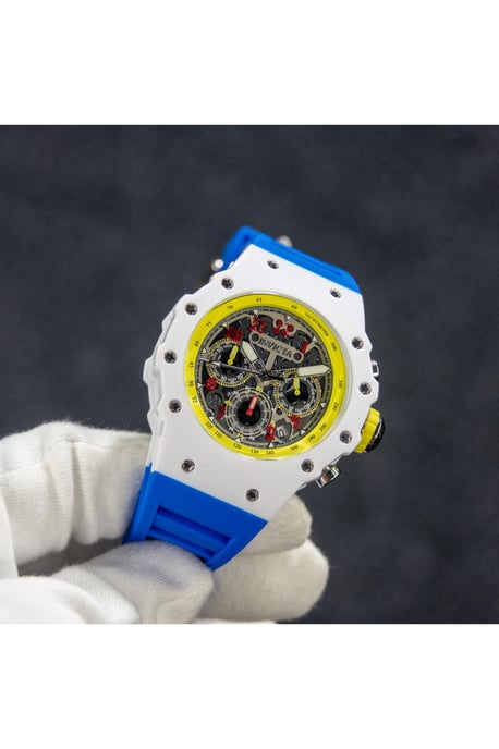 Invicta Racing 69666 Reloj de Hombre - Movimiento de Cuarzo - Acrílico con Esfera Plateada - 43 mm - Image 2