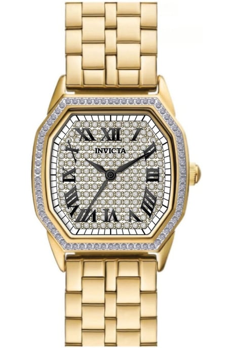 Invicta Wildflower 50081 Reloj de Mujer - Movimiento de Cuarzo - Acero Inoxidable con Esfera Plateada - 27 mm - Image 1