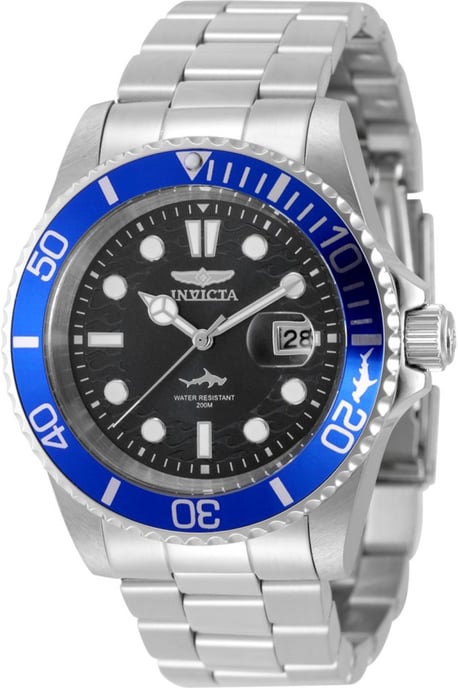 Invicta Pro Diver 50828 Reloj de Hombre - Movimiento de Cuarzo - Acero Inoxidable con Esfera Negra - 42 mm - Image 1