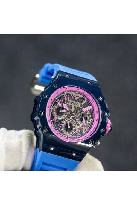 Invicta Racing 69656 Reloj de Hombre - Movimiento de Cuarzo - Acrílico con Esfera Plateada - 43 mm - Image 2