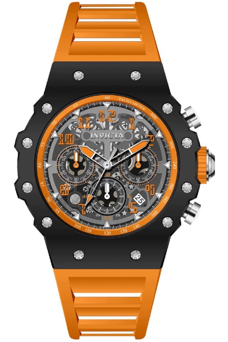 Invicta Racing 69663 Reloj de Hombre - Movimiento de Cuarzo - Acrílico con Esfera Plateada - 43 mm - Image 1