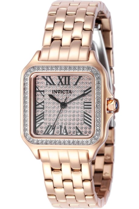 Invicta Angel 50626 Reloj de Mujer - Movimiento de Cuarzo - Acero Inoxidable con Esfera Plateada - 28 mm - Image 1