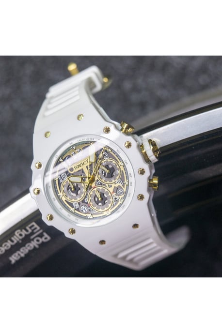 Invicta Racing 69649 Reloj de Hombre - Movimiento de Cuarzo - Acrílico con Esfera Dorada - 43 mm - Image 2