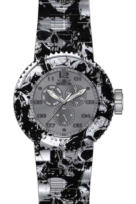 Invicta Pro Diver 50211 Reloj de Hombre - Movimiento de Cuarzo - Acero Inoxidable con Esfera Gris - 52 mm - Image 1