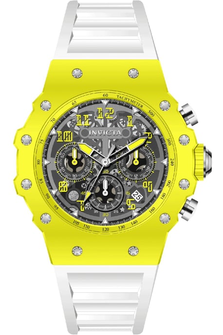 Invicta Racing 69686 Reloj de Hombre - Movimiento de Cuarzo - Acrílico con Esfera Plateada - 43 mm - Image 1