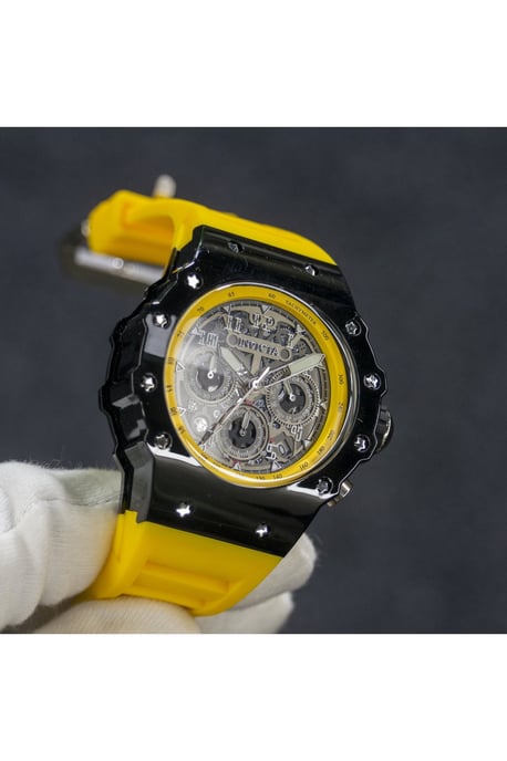Invicta Racing 69670 Reloj de Hombre - Movimiento de Cuarzo - Acrílico con Esfera Plateada - 43 mm - Image 3