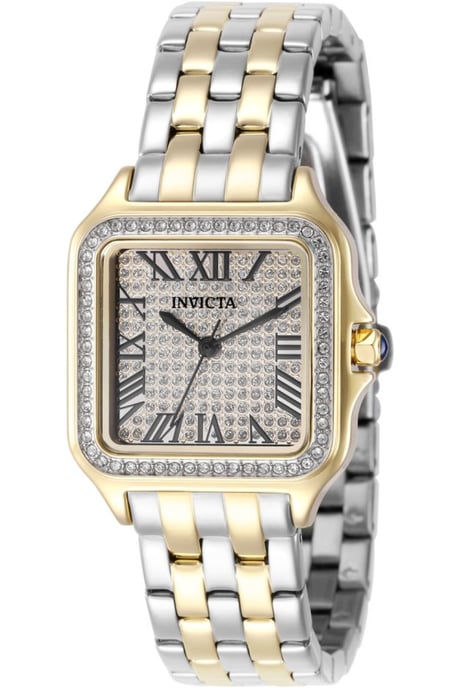 Invicta Angel 50625 Reloj de Mujer - Movimiento de Cuarzo - Acero Inoxidable con Esfera Plateada - 28 mm - Image 1
