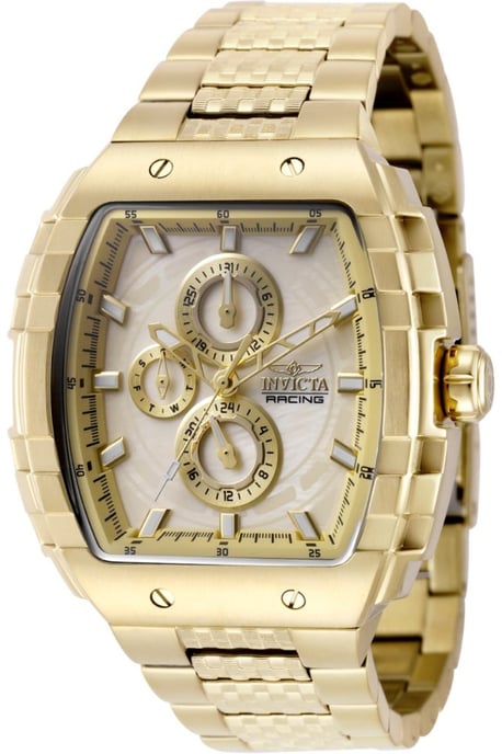 Invicta S1 Rally 50242 Reloj de Hombre - Movimiento de Cuarzo - Acero Inoxidable con Esfera Dorada - 47 mm - Image 1