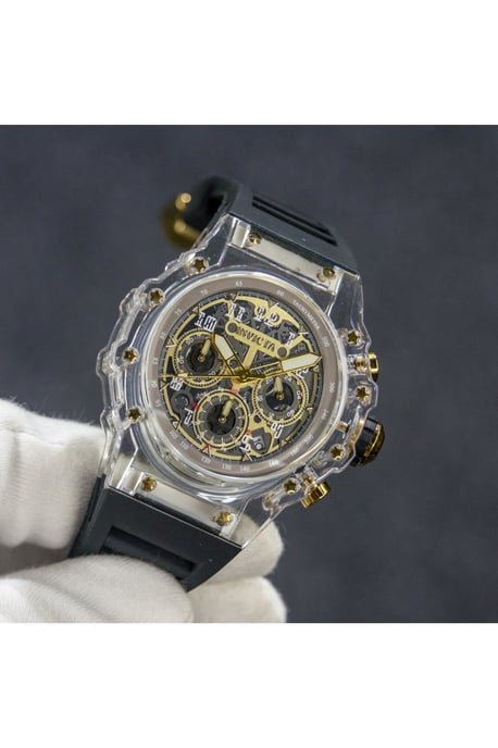 Invicta Racing 69690 Reloj de Hombre - Movimiento de Cuarzo - Acrílico con Esfera Dorada - 43 mm - Image 2