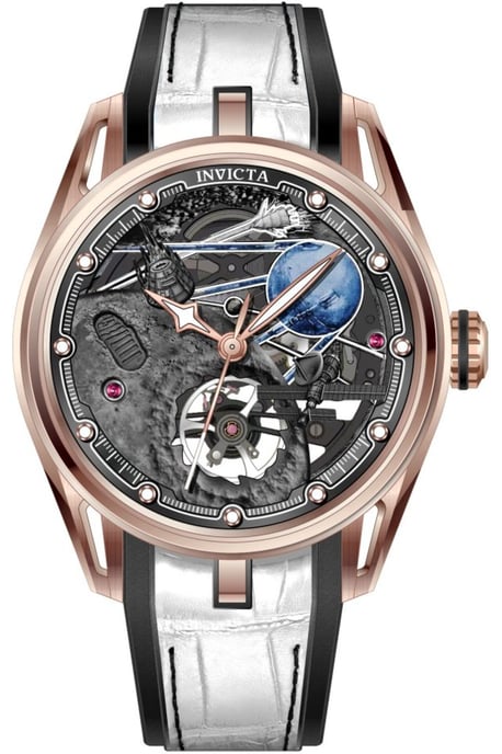 Invicta Celestial 70089 Reloj de Hombre - Movimiento Mecánico - Acero Inoxidable con Esfera Negra - 44 mm - Image 1