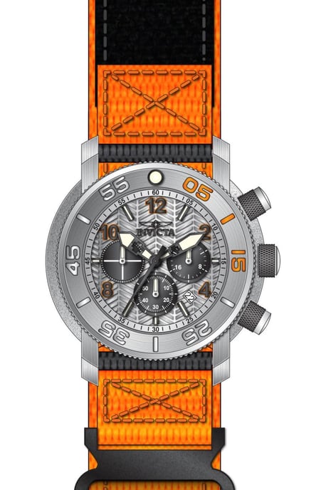 Invicta Coalition Forces 50093 Reloj de Hombre - Movimiento de Cuarzo - Acero Inoxidable con Esfera Plateada - 50 mm - Image 1