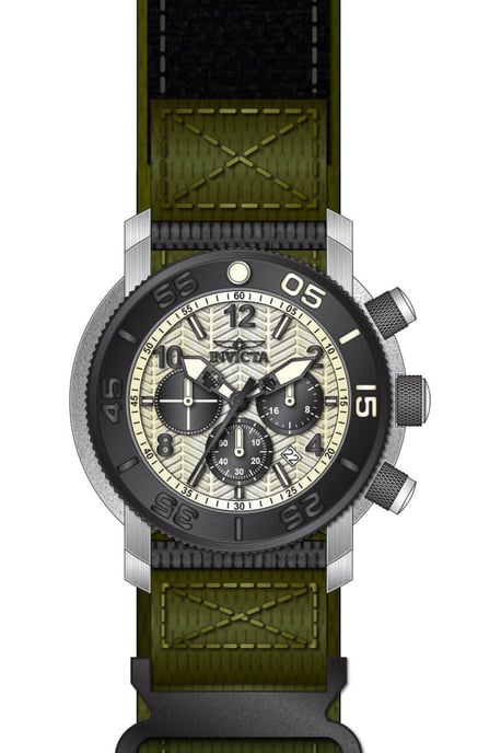 Invicta Coalition Forces 50095 Reloj de Hombre - Movimiento de Cuarzo - Acero Inoxidable con Esfera Beige - 50 mm - Image 1