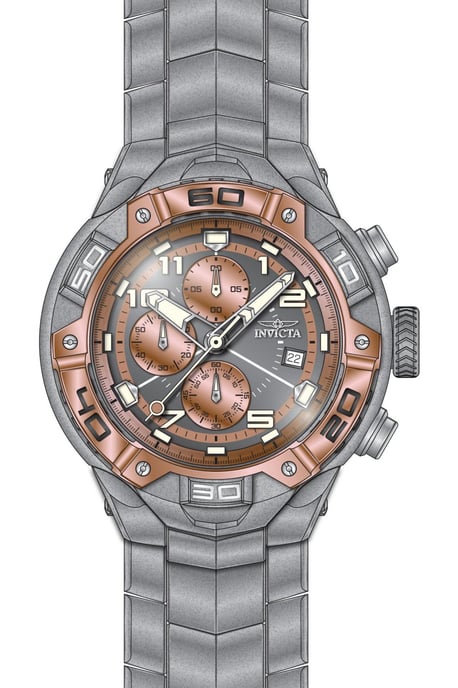 Invicta Speedway 49882 Reloj de Hombre - Movimiento de Cuarzo - Acero Inoxidable con Esfera de Oro Rosa - 50 mm - Image 1