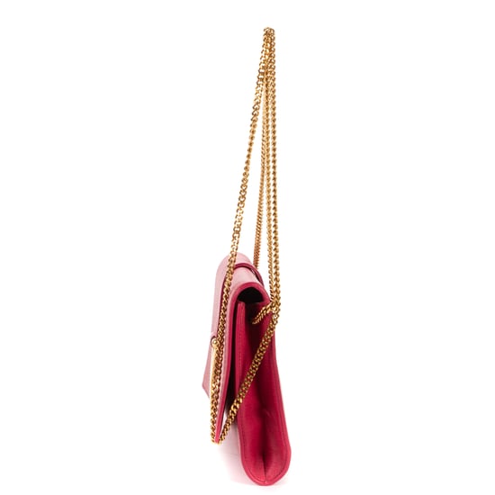 Yves Saint Laurent Ligne Y Crossbody  en  rosa Cuero de ternero - Image 3