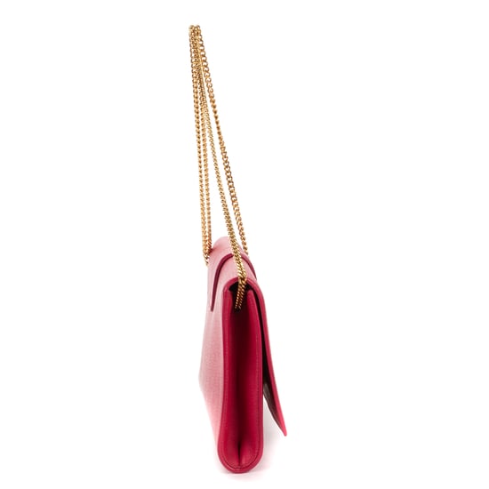 Yves Saint Laurent Ligne Y Crossbody  en  rosa Cuero de ternero - Image 4