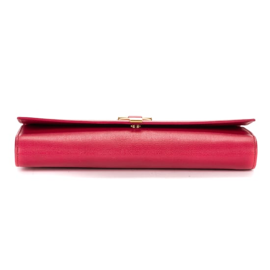 Yves Saint Laurent Ligne Y Crossbody  en  rosa Cuero de ternero - Image 6