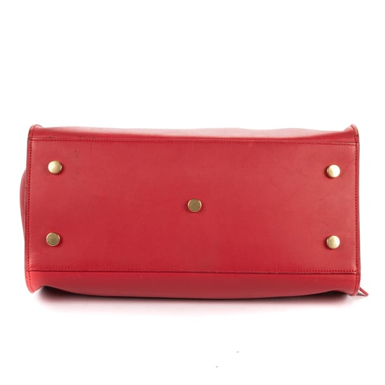 Yves Saint Laurent Small Cabas Chyc en Red Cuero de ternero - Image 6
