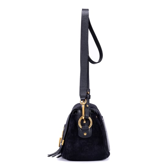 Chloé Indy Camera Crossbody  en  negro Cuero de becerro - Image 3