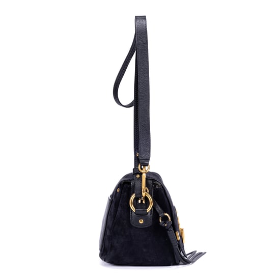 Chloé Indy Camera Crossbody  en  negro Cuero de becerro - Image 4