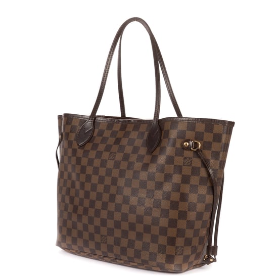 Louis Vuitton Neverfull MM en marrón oscuro Lienzo recubierto - Image 2