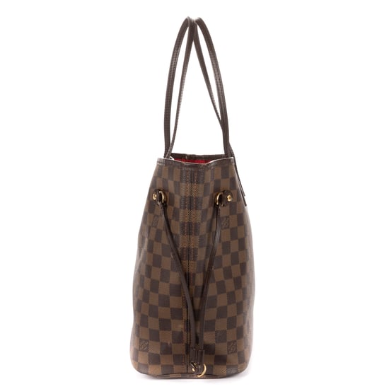 Louis Vuitton Neverfull MM en marrón oscuro Lienzo recubierto - Image 3