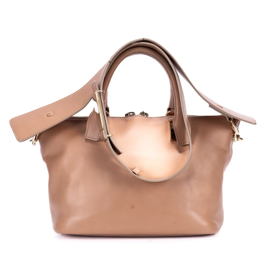 Chloé Bailey Convertible 2-Way Tote  en  beige Cuero de ternero - Image 5