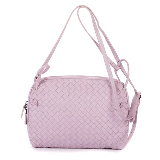 Bottega Veneta Nodini Crossbody en lila Cuero de becerro - Image 1